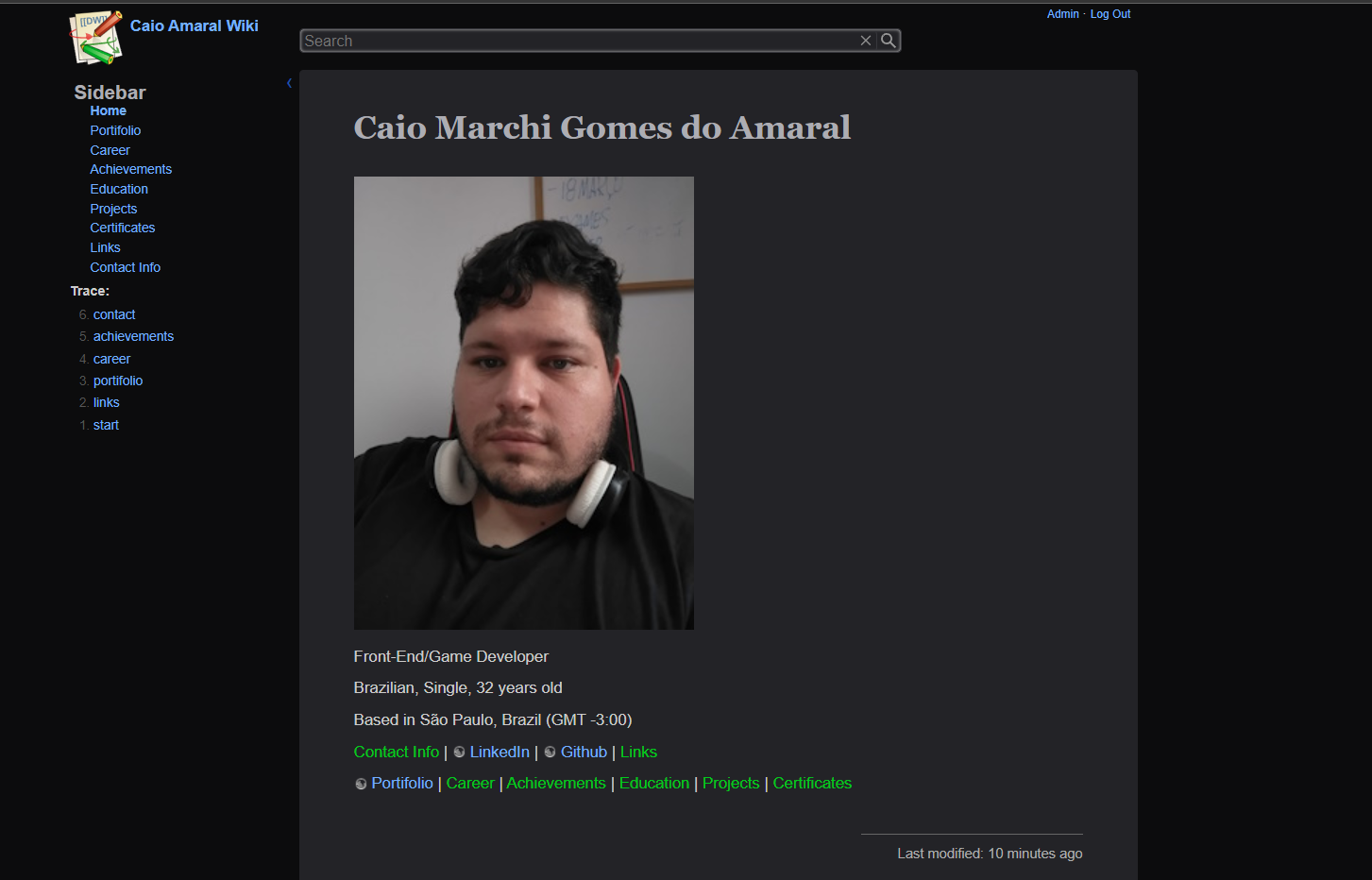 Caio Amaral Wiki Screenshot